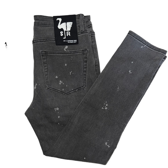 👖 NWT! Sandrine Rose Polka Grey Jean - Picture 7 of 9